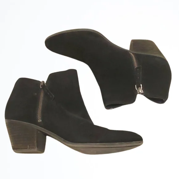 Frye | Shoes | Frye Co Black Leather Double Zipper Block  display picture 2